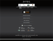 Tablet Screenshot of ditec.cl